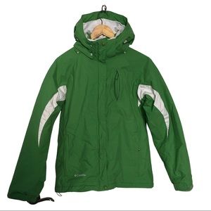 Columbia Green & White Jacket